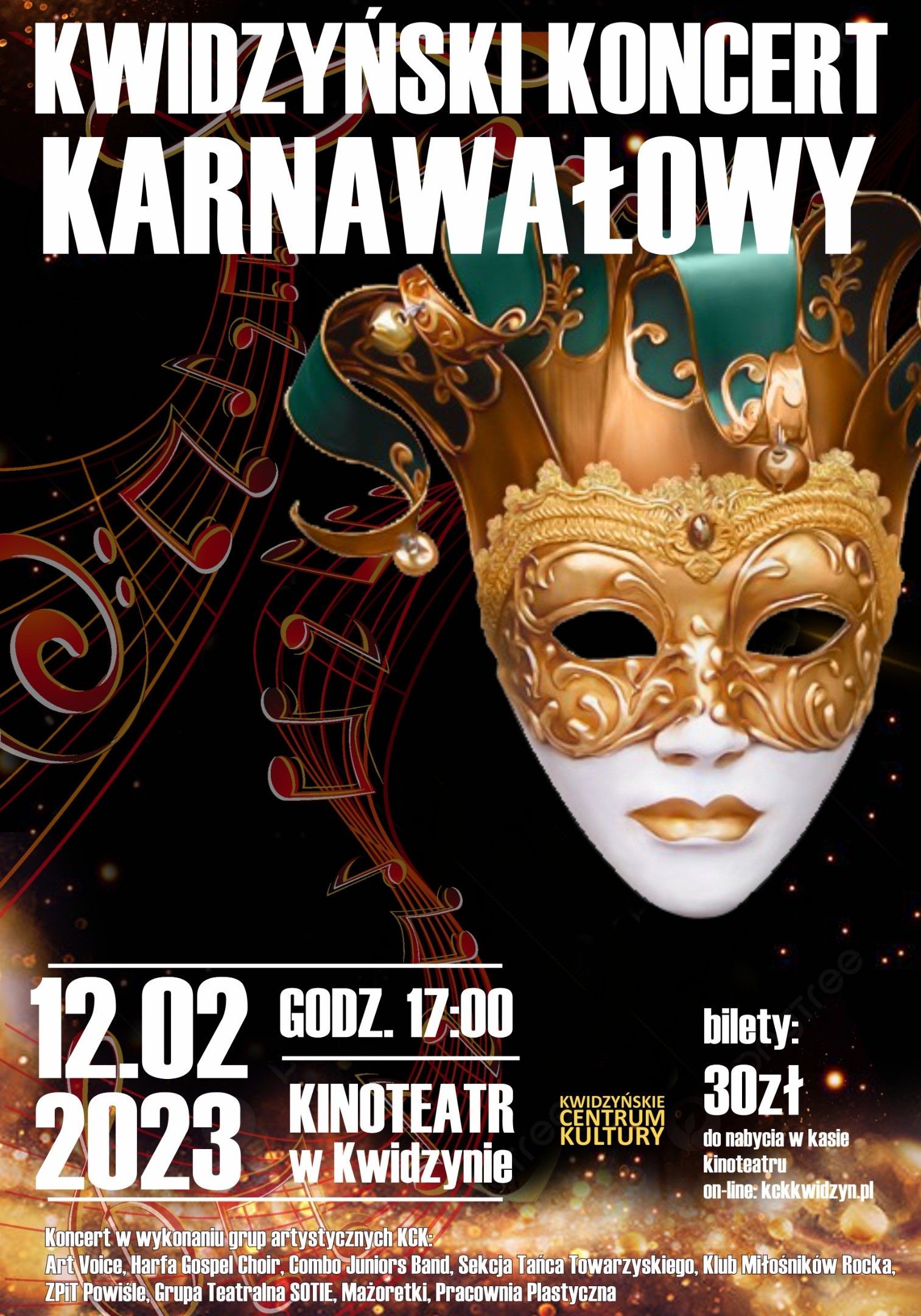 Obraz dla galerii: 13.02.2023 Kwidzyński Koncert Karnawałowy