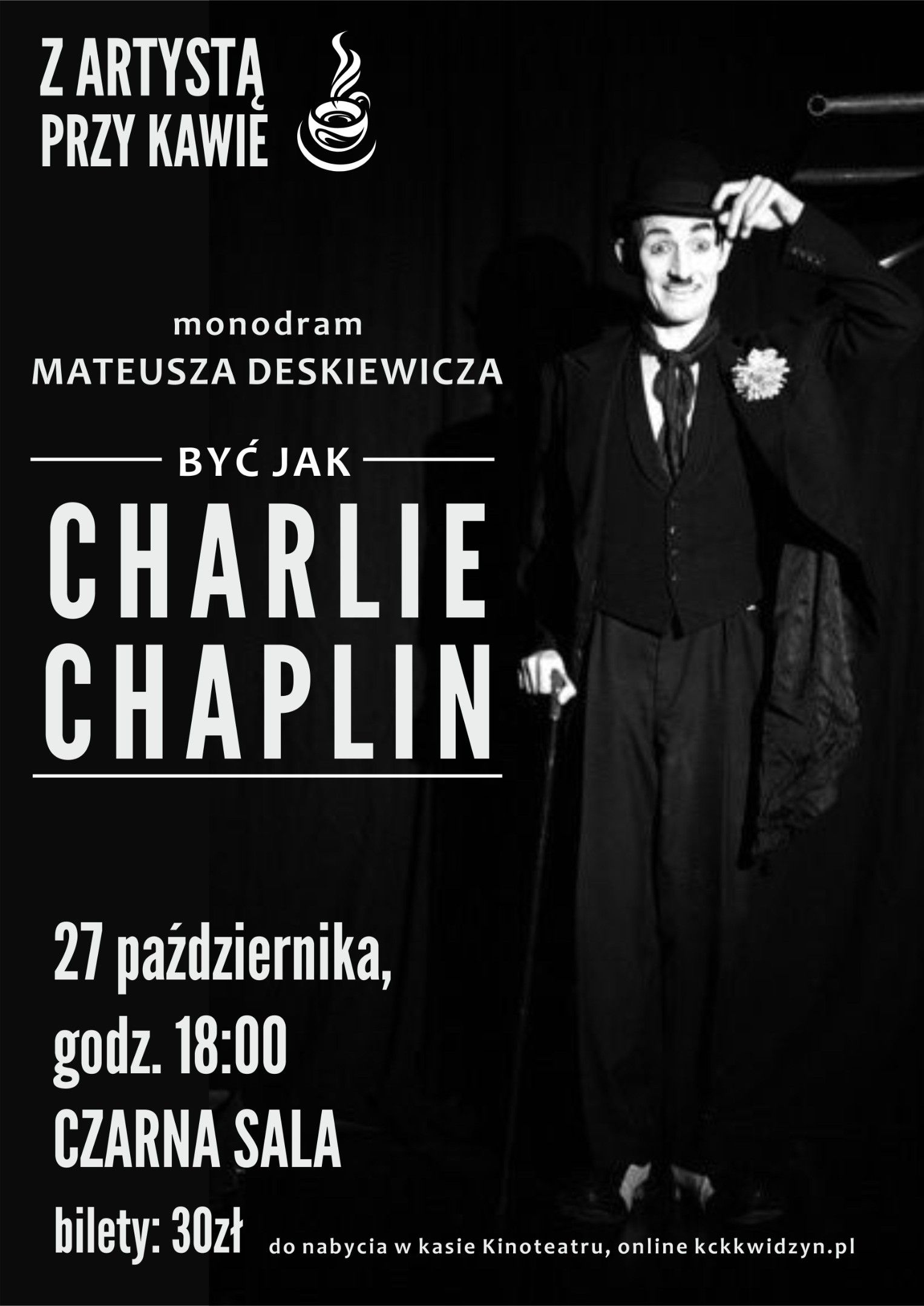 Obraz dla galerii: 27.10.2022 Być jak Charlie Chaplin
