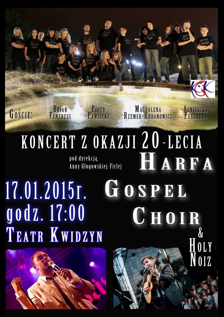 Obraz dla galerii: 17.01.2015 Koncert Harfa Gospel Choir