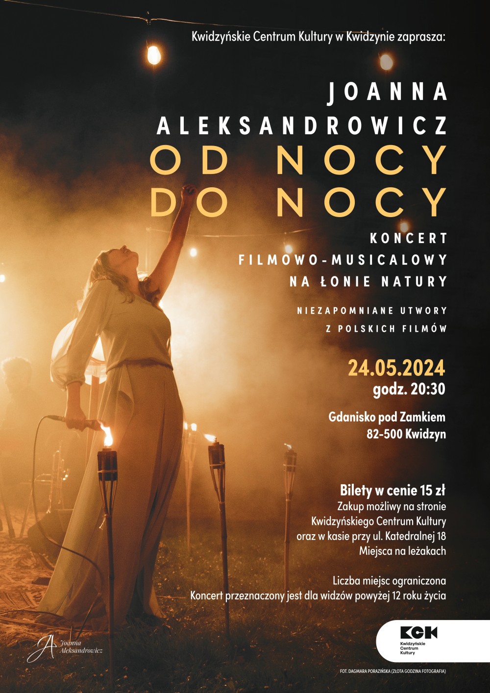 Obraz dla galerii: 24.05.2024 Od nocy do nocy - koncert Joanny Aleksandrowicz - Fot. Karolina Mrówczyńska