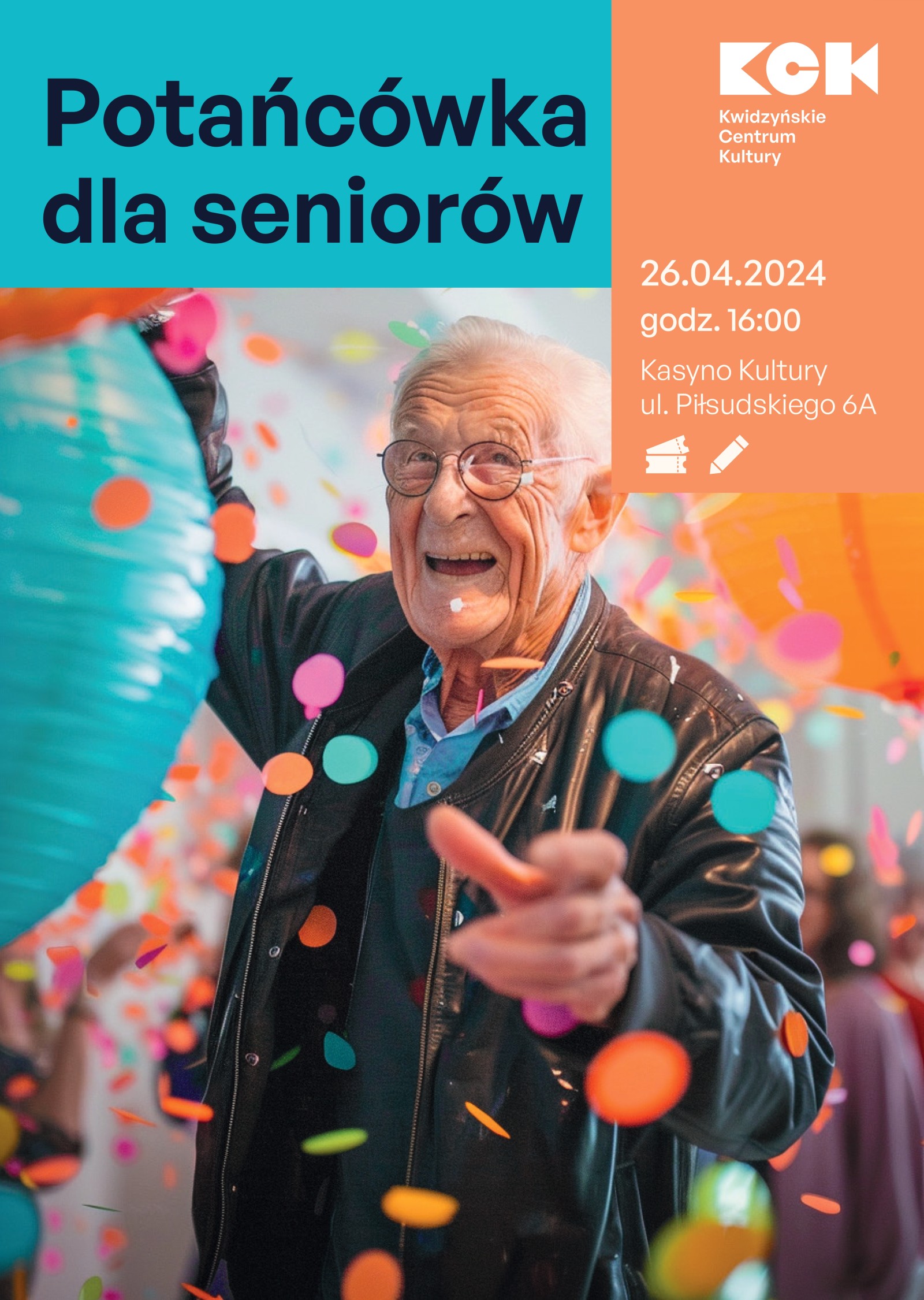 Obraz dla galerii: 26.04.2024 Potańcówka dla seniorów