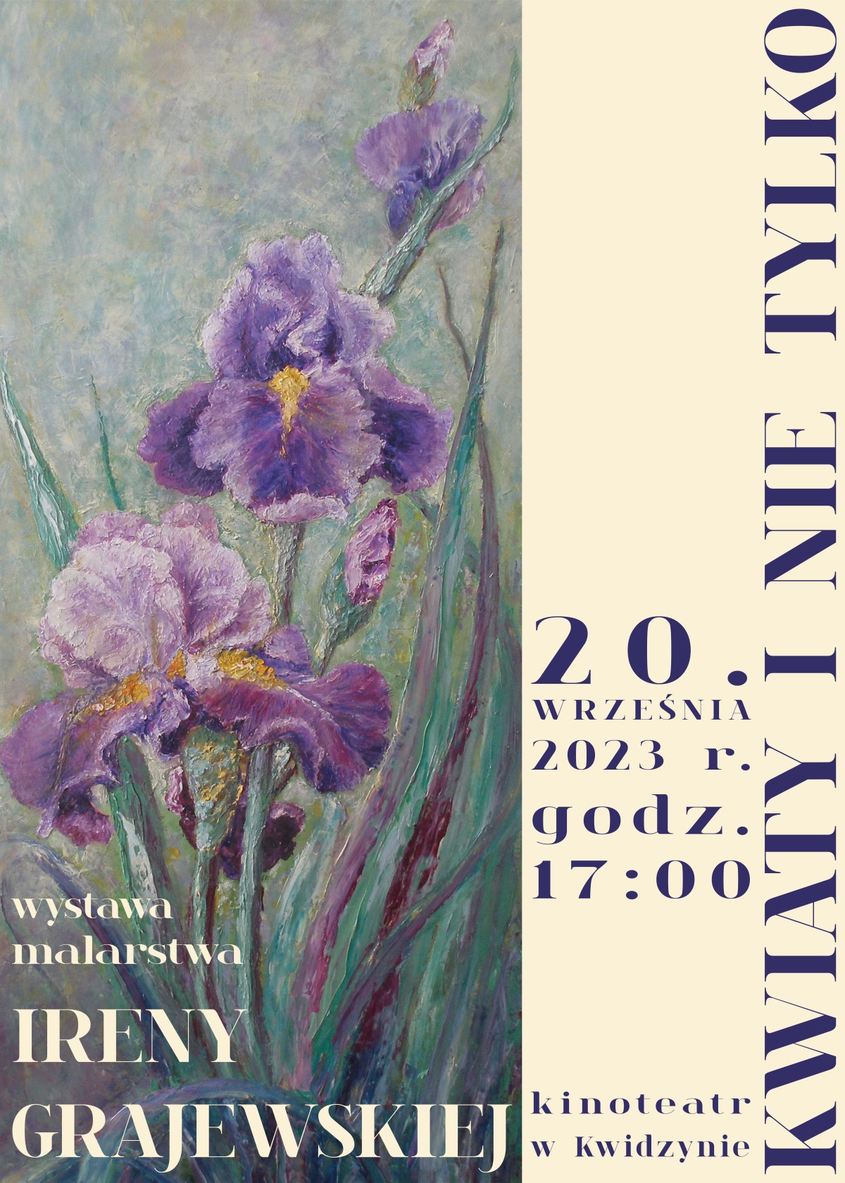 Obraz dla galerii: 20.09.2023 wystawa malarstwa Ireny Grajewskiej - Fot. Karolina Mrówczyńska
