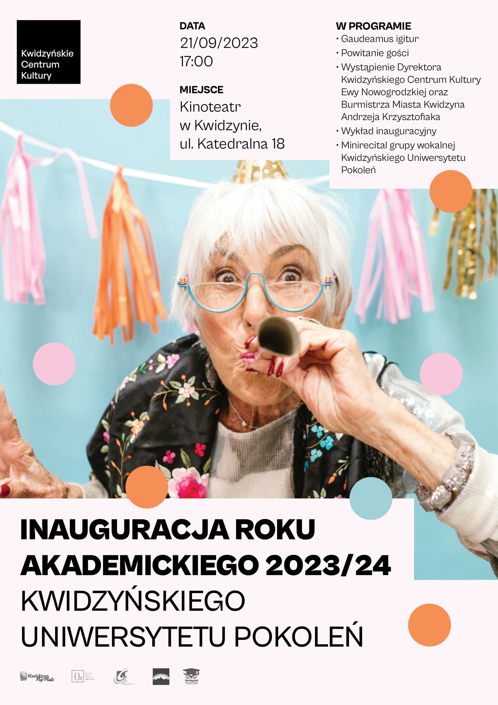 Obraz dla galerii: 21.09.2023 Inauguracja Roku Akademickiego w Kwidzyńskim Uniwersytecie Pokoleń - Fot. Karolina Mrówczyńska