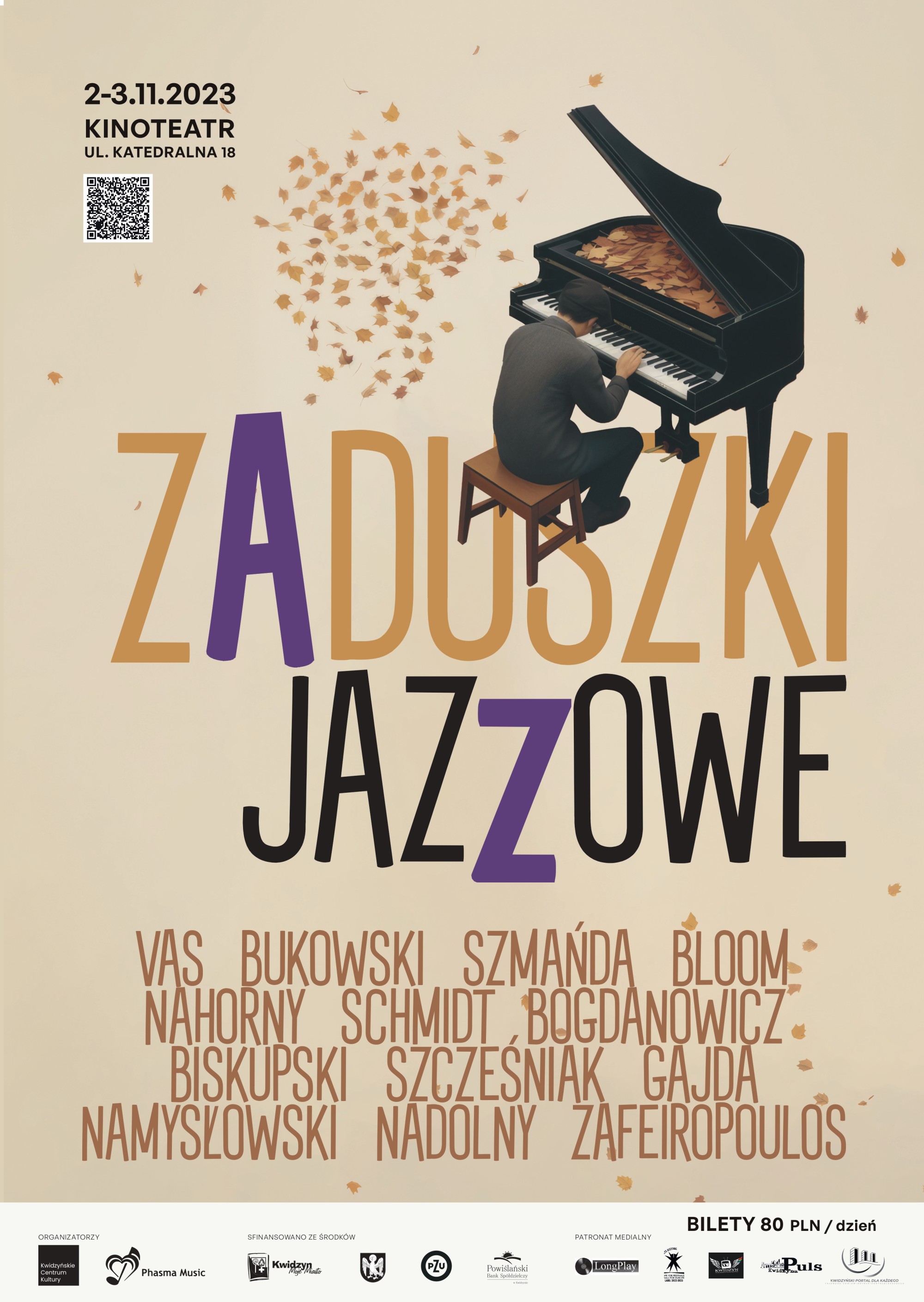 Obraz dla galerii: 2.11.2023 Kwidzyńskie Zaduszki Jazzowe - Fot. Karolina Mrówczyńska