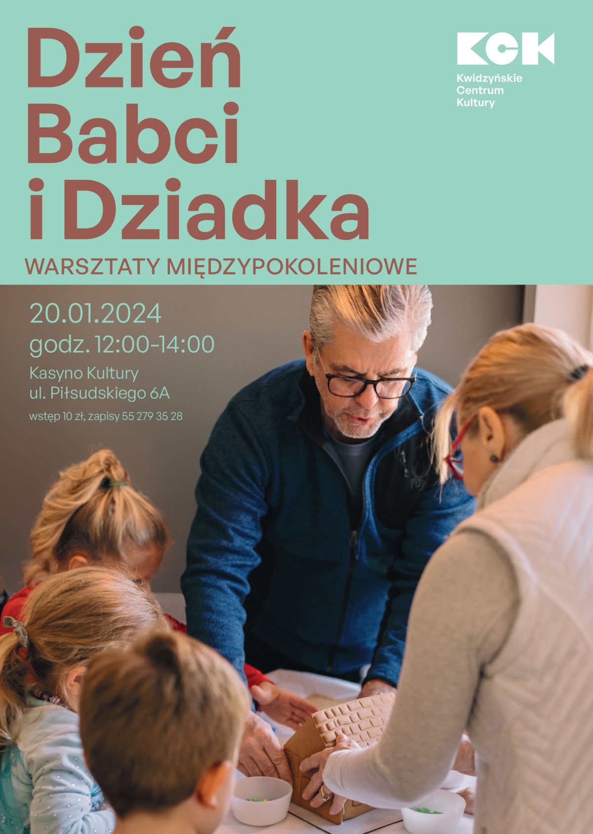 Obraz dla galerii: 20.01.2024 Warsztaty międzypokoleniowe na Dzień Babci i Dziadka