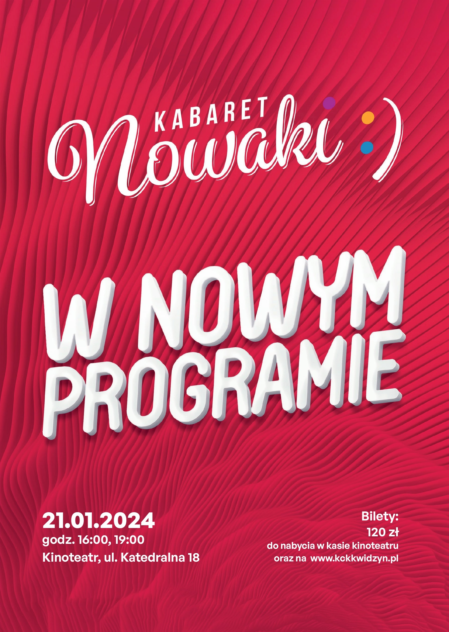 Obraz dla galerii: 21.01.2024 kabaret Nowaki w nowym programie!