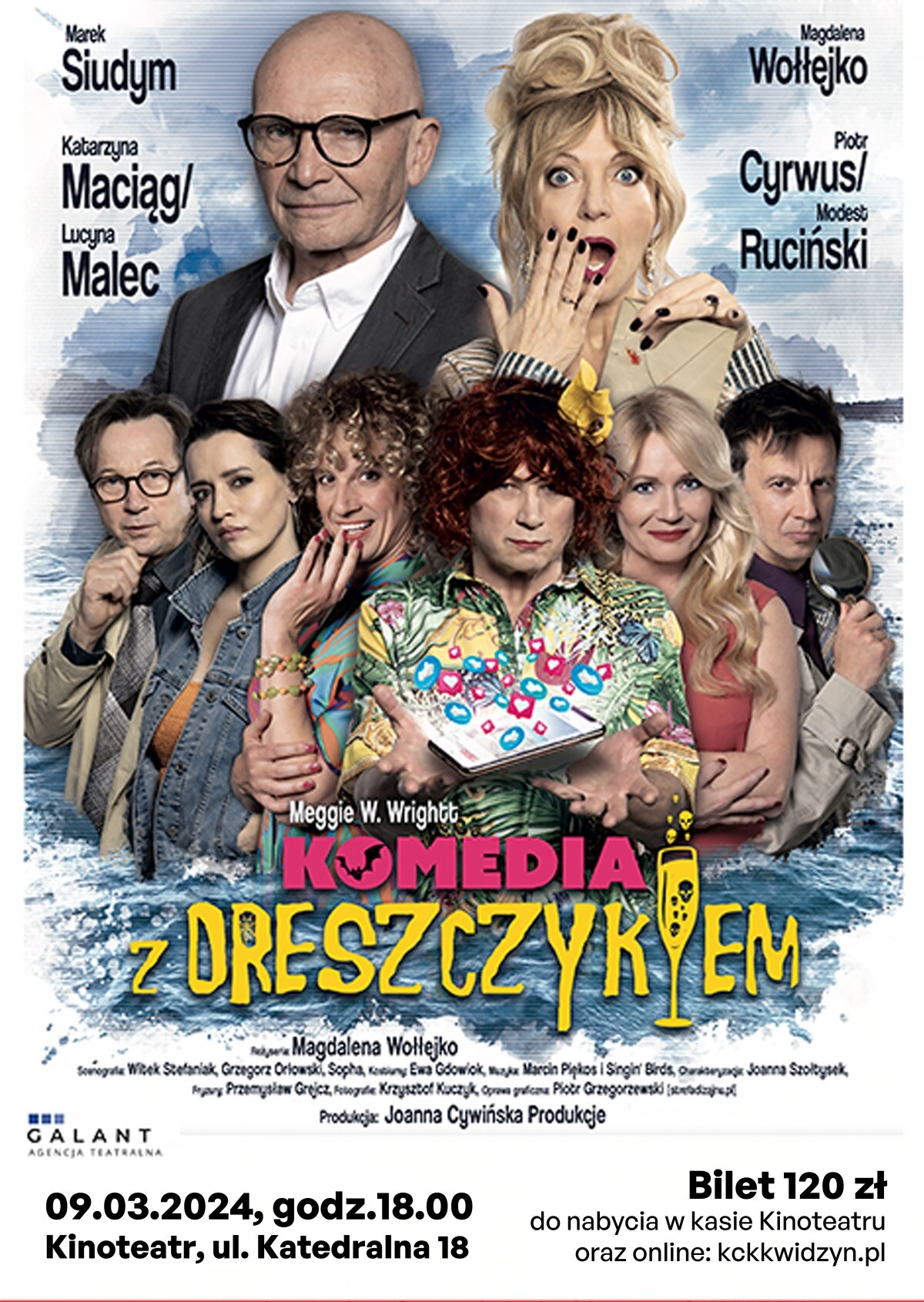 Obraz dla galerii: 9.03.2024 - Komedia z dreszczykiem - spektakl teatralny