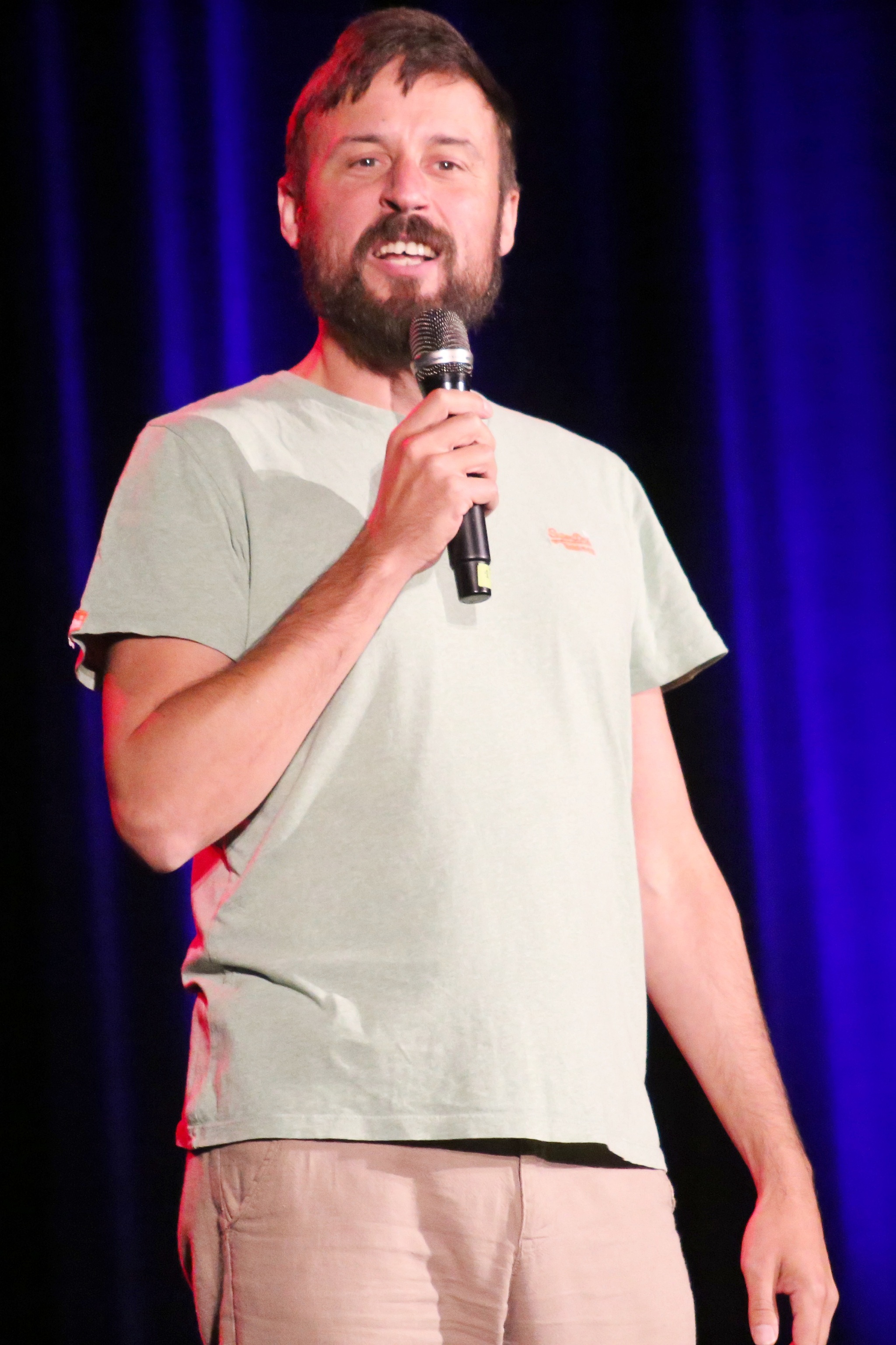 Obraz dla galerii: 23.09.2025 Wentyl. Stand-up Abelarda Gizy. Support - Jakub Śliwka i Janusz Pietruszka - Fot. Mirosław Wiśniewski